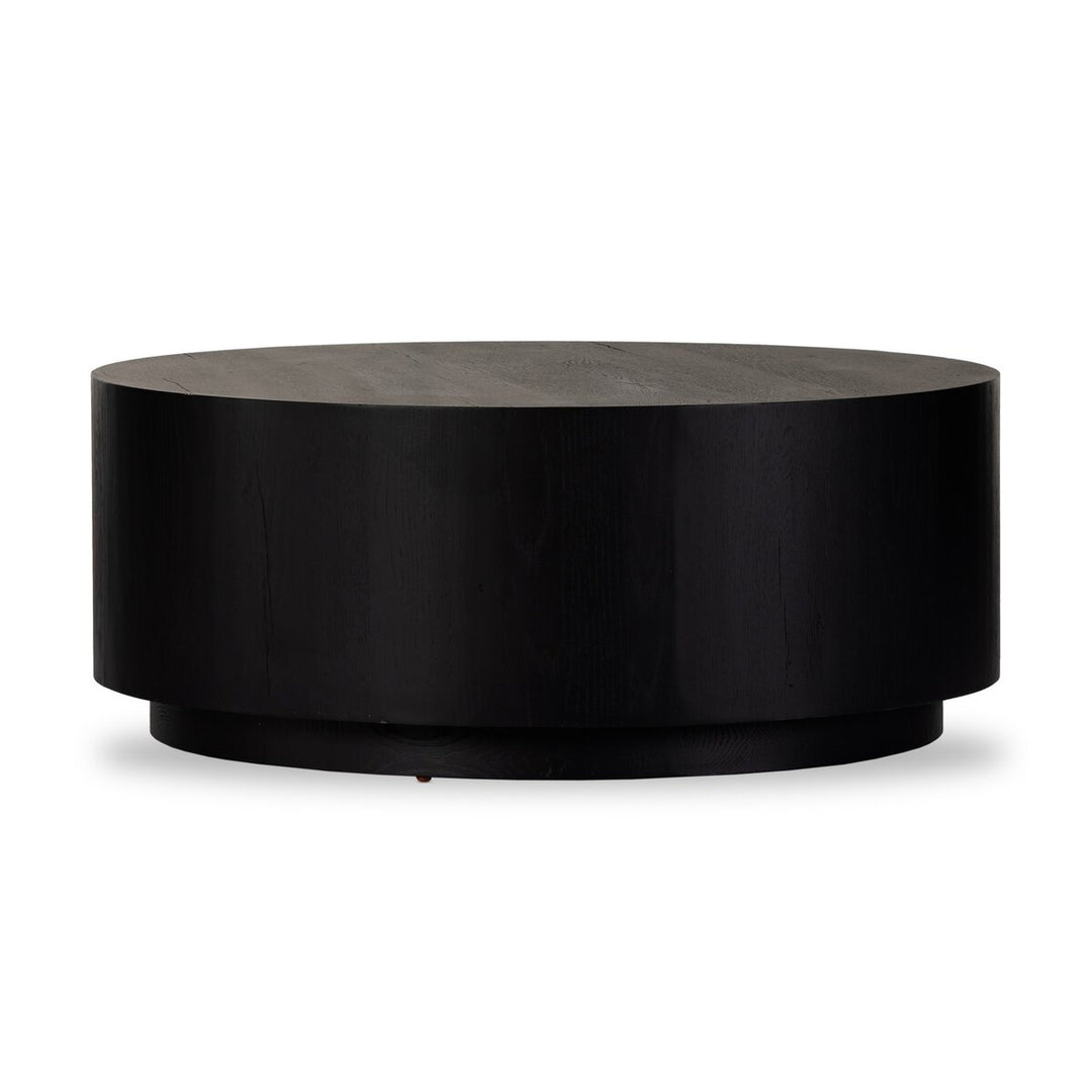 Humphrey Round Coffee Table Coal on Oak