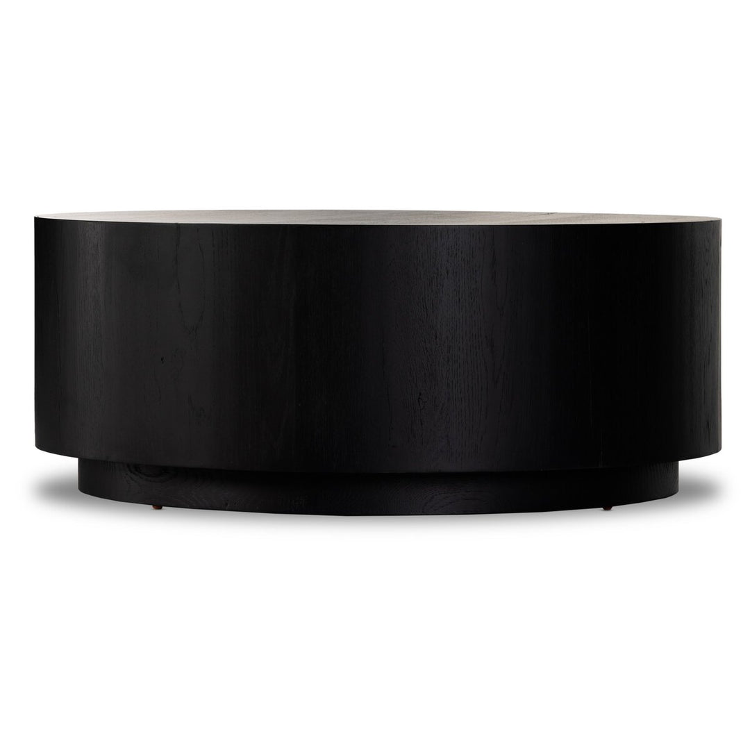 Humphrey Round Coffee Table Coal on Oak