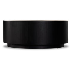 Humphrey Round Coffee Table Coal on Oak