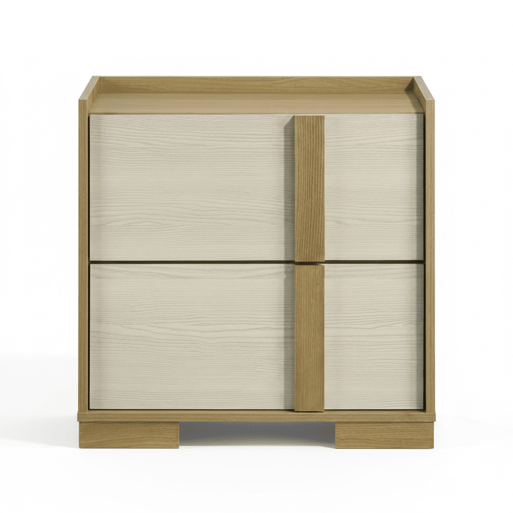 Hyland 2-Drawer Nightstand in Natural - two drawer nightstand by Coaster - Whats New Furniture Portland OR