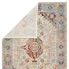 Indie Power Loomed Area Rug in Elowen detail view - boho power-loomed area rug - Whats New Furniture Portland OR
