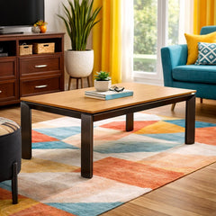 Industrial Coffee Table detail view 3 - Whats New Furniture - Portland, Oregon