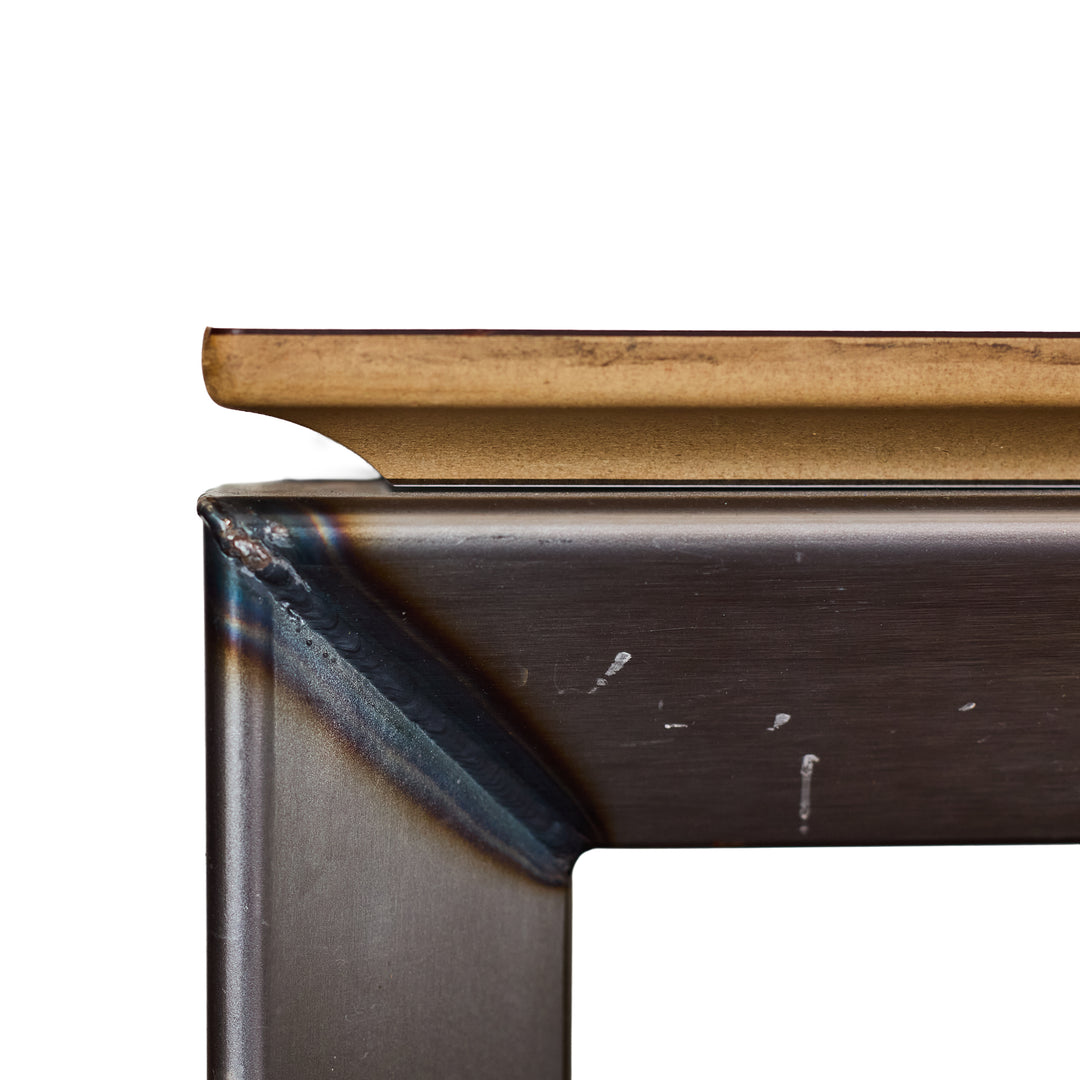 Industrial Coffee Table detail view 4 - Whats New Furniture - Portland, Oregon