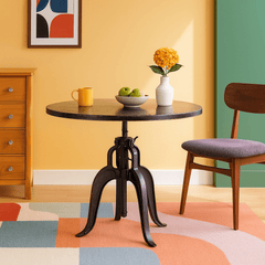 Industrial Dining Table detail view - What&