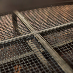 Industrial Oval Coffee Table detail view 5 - Whats New Furniture - Portland, Oregon