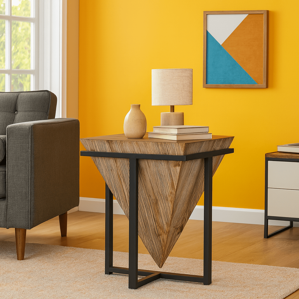 Inverted Cone Table detail view 2 - Whats New Furniture - Portland, Oregon