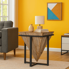 Inverted Cone Table detail view 2 - Whats New Furniture - Portland, Oregon