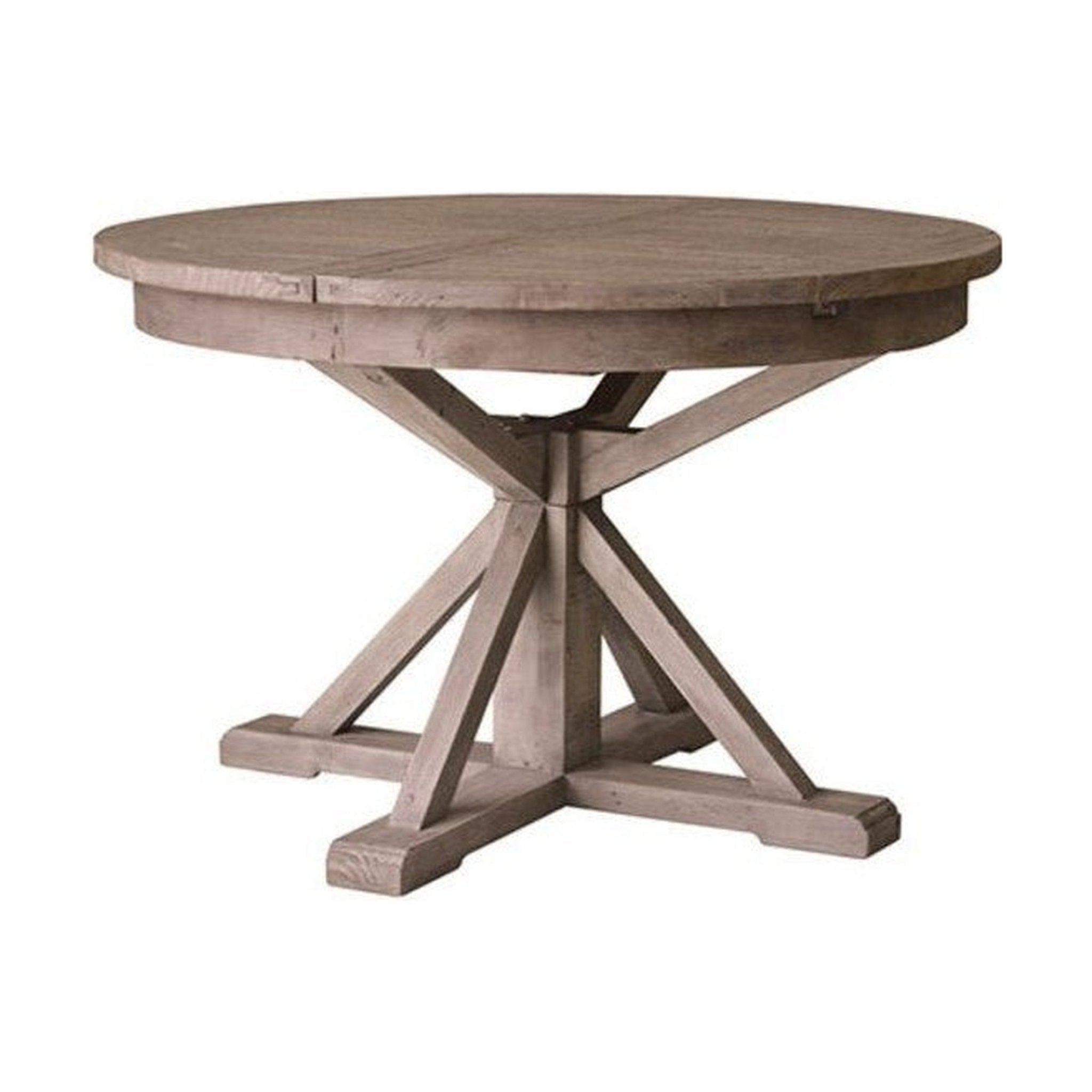 Irish Coast Round Extension Dining Table in Sundried - round extension dining table by LH - Whats New Furniture Portland OR