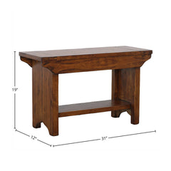 Irish Coast Small Bench - detail - mid-century modern benches - Whats New Furniture Portland OR