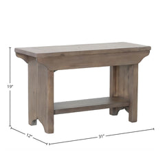 Irish Coast Small Bench - leg detail - mid-century modern benches - Whats New Furniture Portland OR