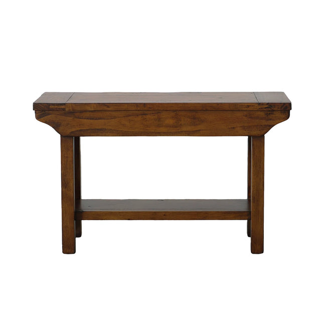 Irish Coast Small Bench in African Dusk - reclaimed wood bench by LH Imports - Whats New Furniture Portland OR