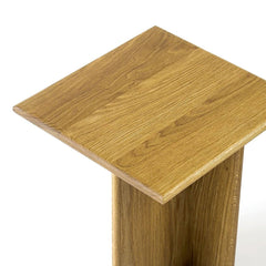 Texture White Oak Side Table - Whats New Furniture - Portland, Oregon