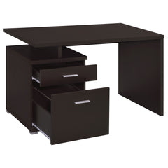 Irving 47-inch 2-drawer Office Computer Desk Cappuccino - What&
