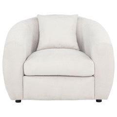 Isabella Fabric Upholstered Accent Chair Sand - What&
