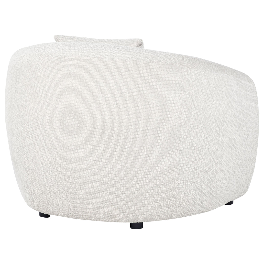 Isabella Fabric Upholstered Accent Chair Sand - What&