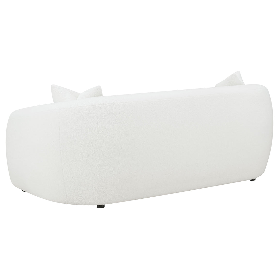 Isabella Faux Sheepskin Upholstered Sofa Natural - What&