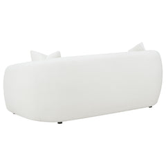 Isabella Faux Sheepskin Upholstered Sofa Natural - What&