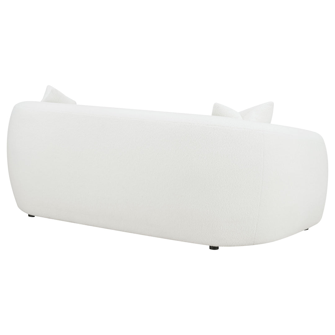 Isabella Faux Sheepskin Upholstered Sofa Natural - What&