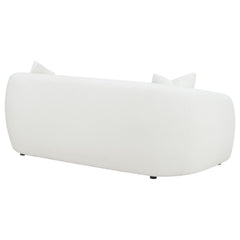 Isabella Faux Sheepskin Upholstered Sofa Natural - What&
