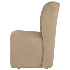 Jaelynn Upholstered Parsons Dining Side Chair Tan (Set of 2) - What&
