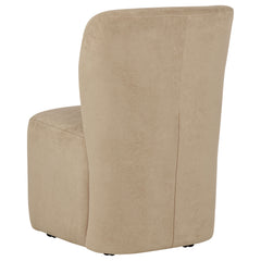 Jaelynn Upholstered Parsons Dining Side Chair Tan (Set of 2) - What&