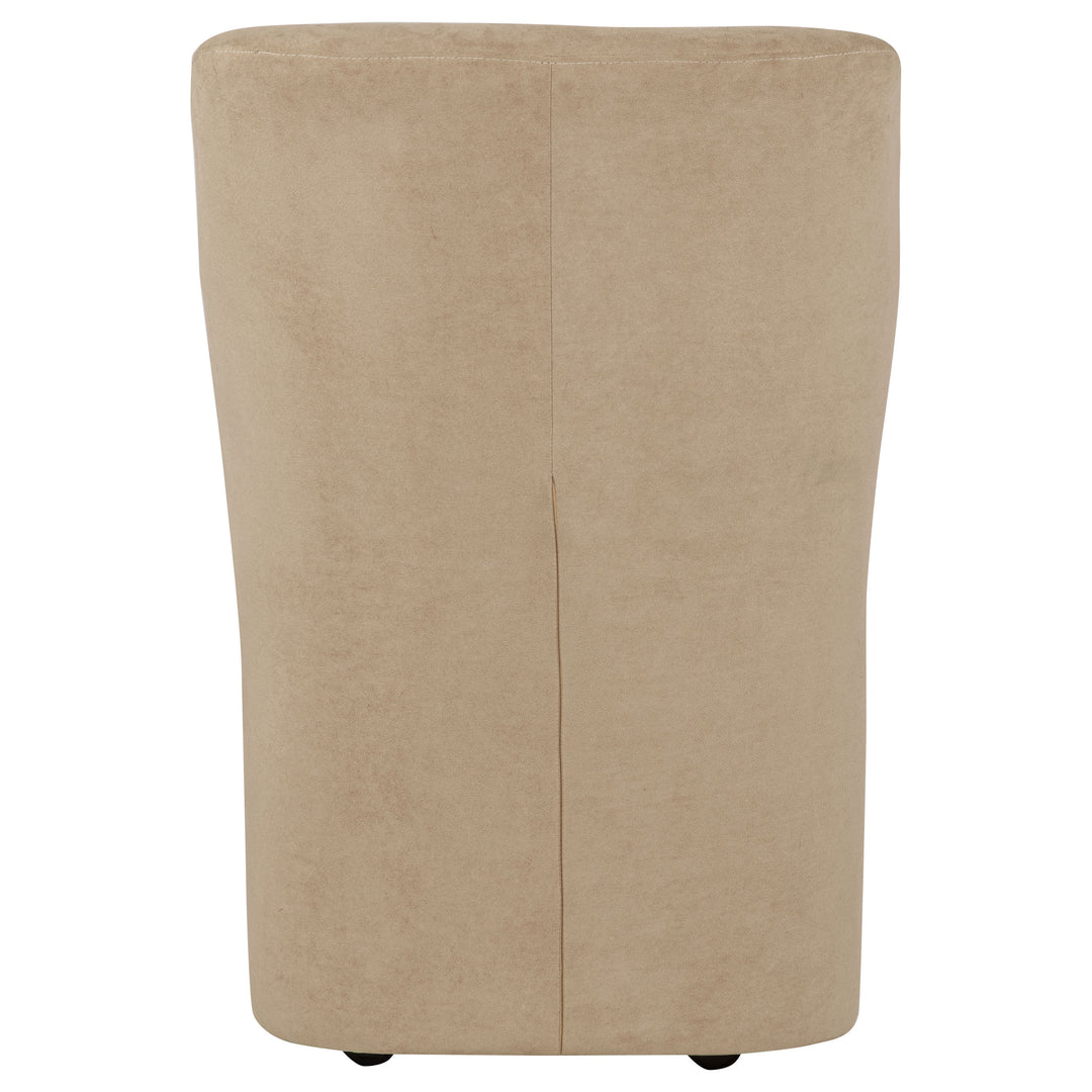 Jaelynn Upholstered Parsons Dining Side Chair Tan (Set of 2) - What&