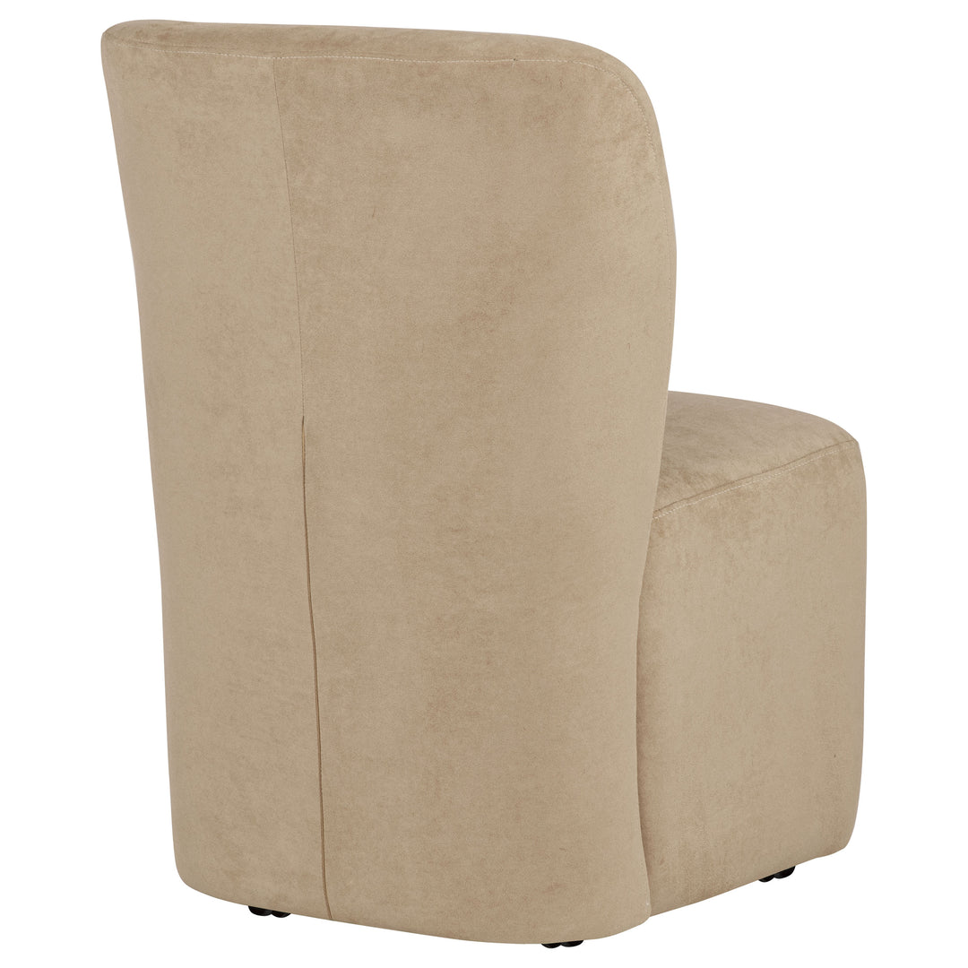 Jaelynn Upholstered Parsons Dining Side Chair Tan (Set of 2) - What&