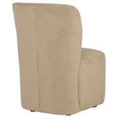 Jaelynn Upholstered Parsons Dining Side Chair Tan (Set of 2) - What&