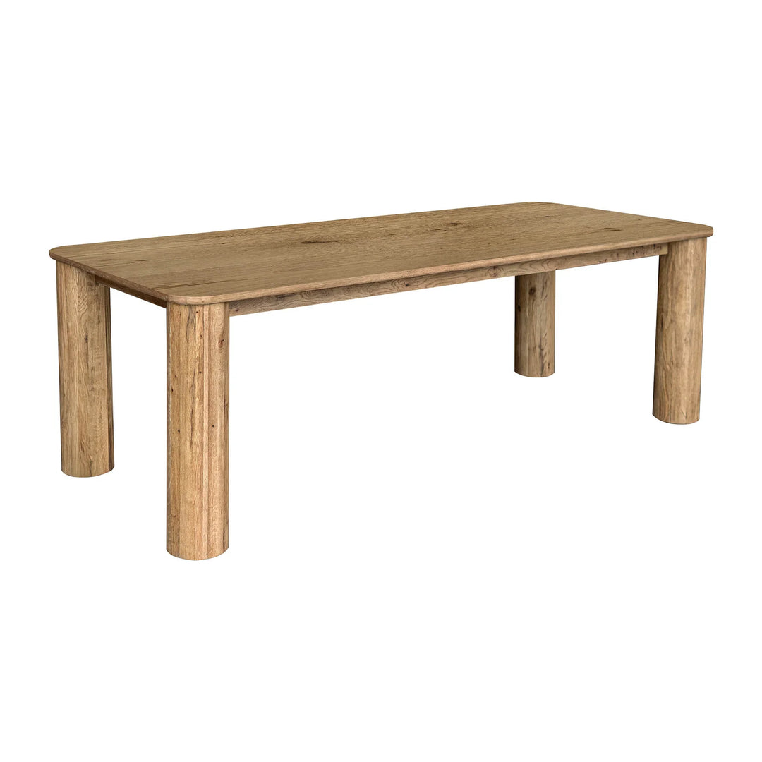 Jasper Dining Table in Natural alternate angle - oak dining table by LH Imports - Whats New Furniture Portland OR