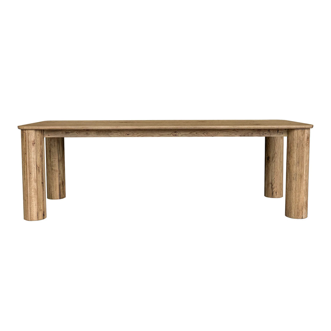 Jasper Dining Table in Natural side angle - oak dining table by LH Imports - Whats New Furniture Portland OR