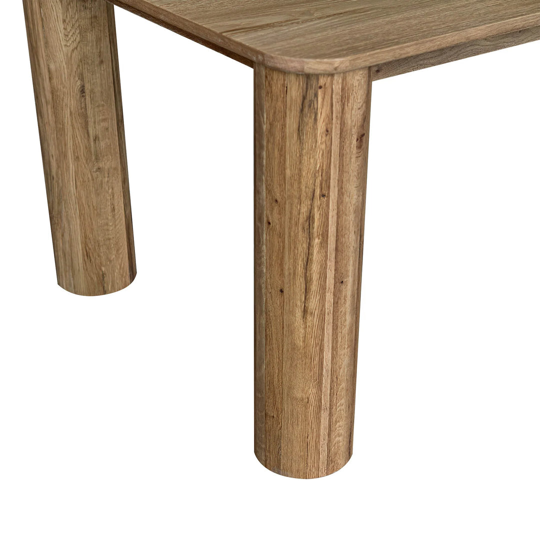 Jasper Dining Table in Natural detail view - oak dining table by LH Imports - Whats New Furniture Portland OR