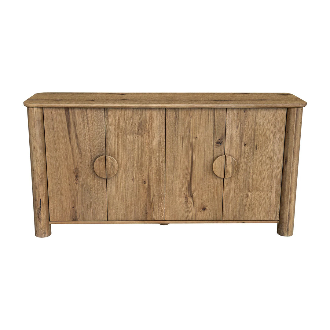 Jasper Large Sideboard in Natural - cracked oak sideboard by LH Imports - Whats New Furniture Portland OR