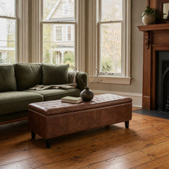 Jefferson Trunk styled in Portland NW 23rd Victoriwith a bay window living room - Whats New Furniture