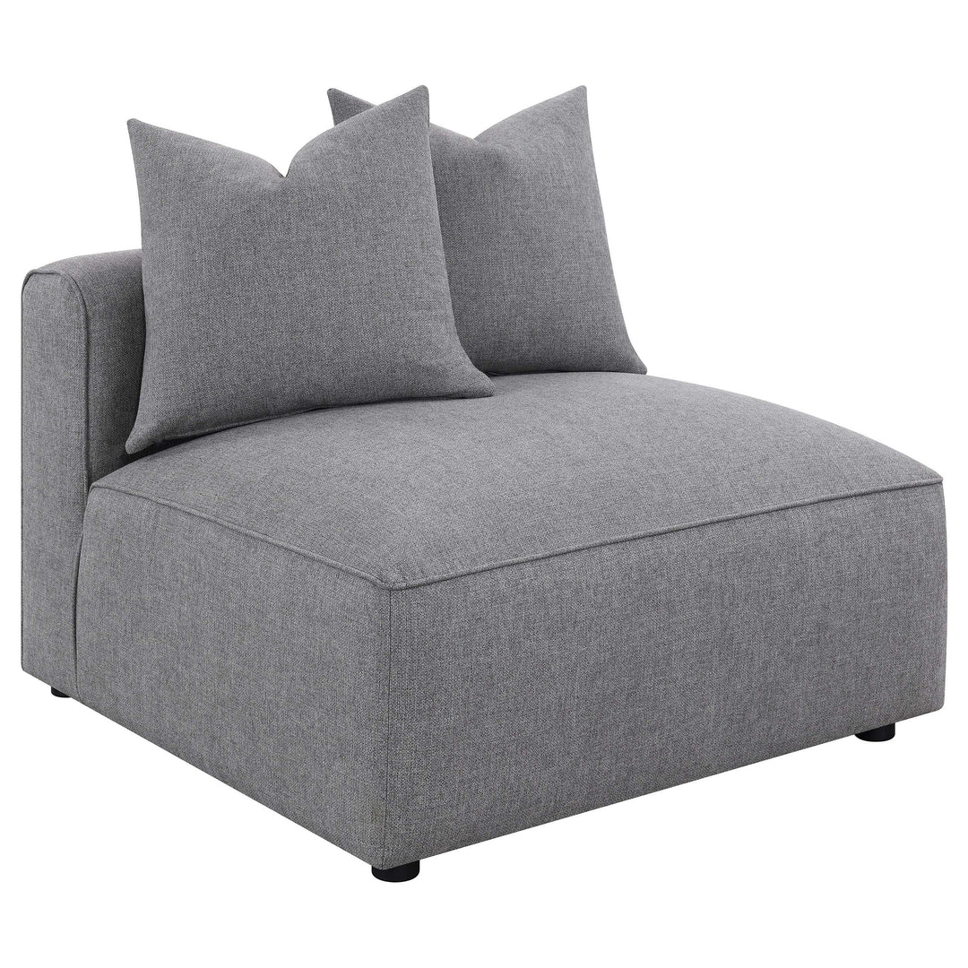 Jennifer 6-piece Upholstered Modular Sectional Grey - What&