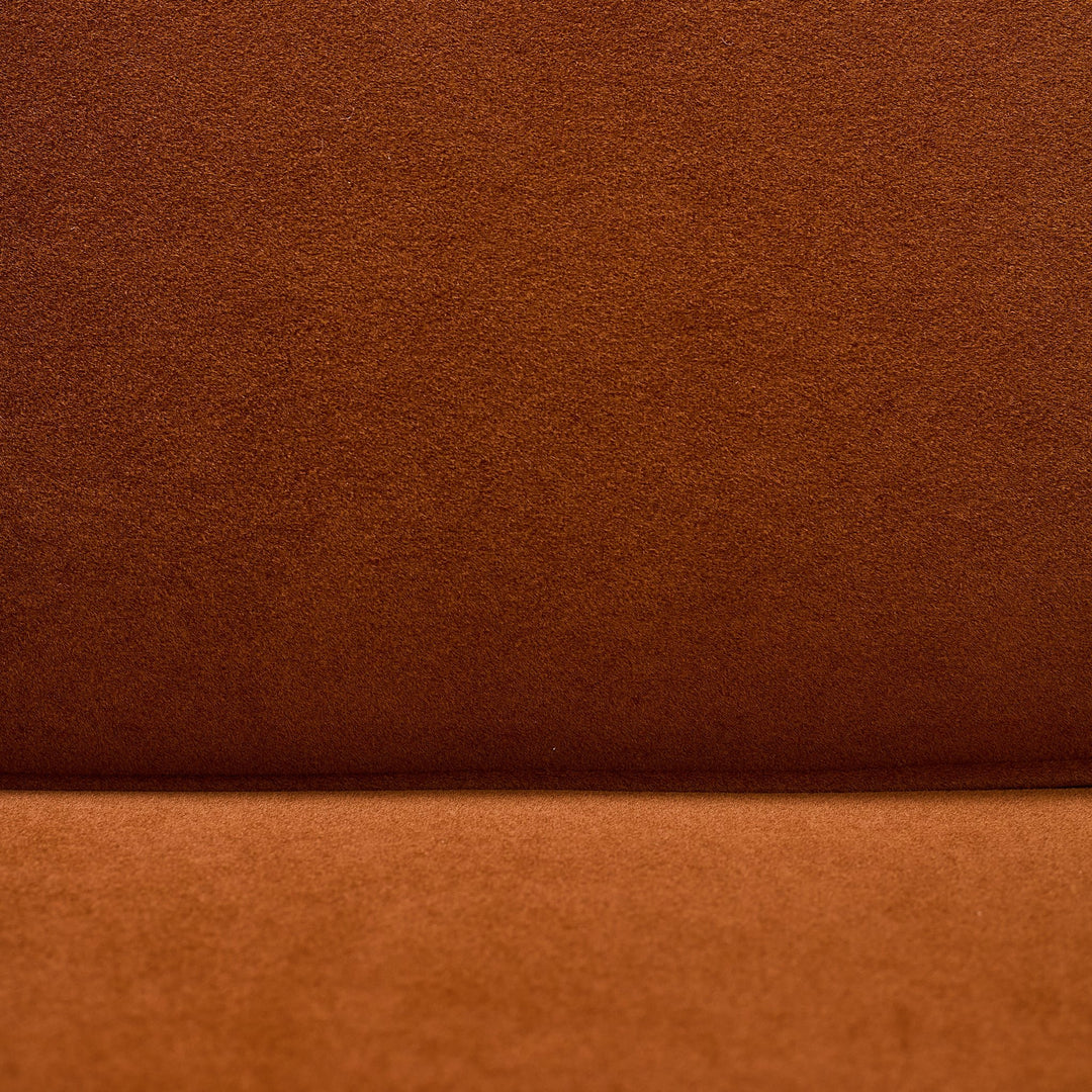 Jesper Sofa in Julia Cinder alternate angle - mid-century sofa with walnut legs by Stylus - Whats New Furniture Portland OR