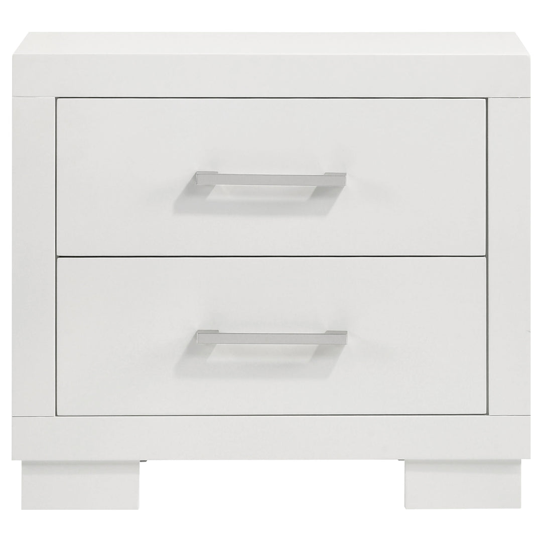 Jessica 2-drawer Nightstand Snow White - What&