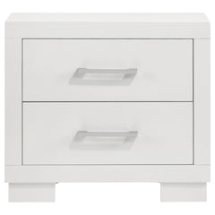 Jessica 2-drawer Nightstand Snow White - What&