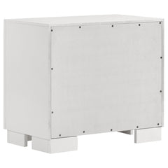 Jessica 2-drawer Nightstand Snow White - What&