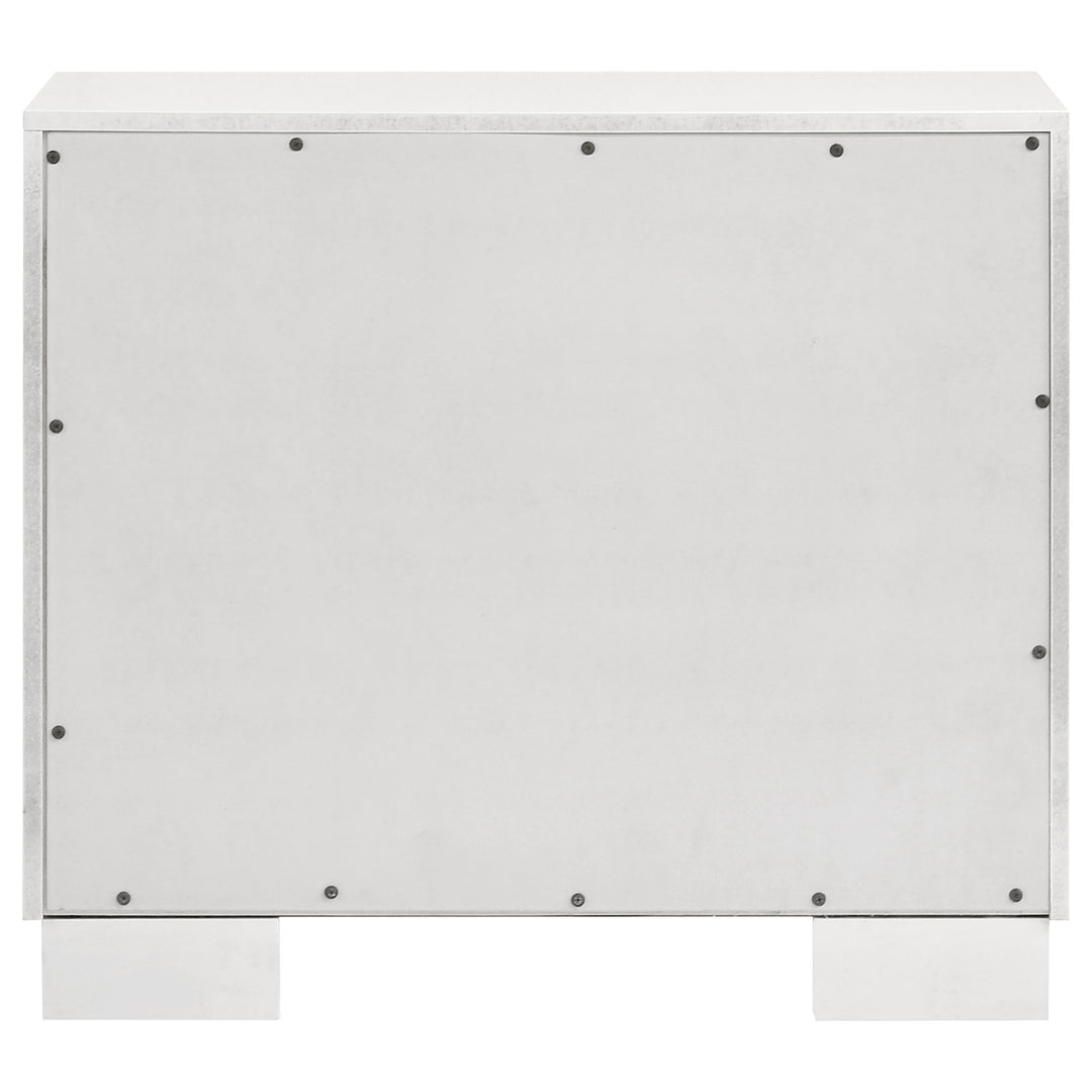 Jessica 2-drawer Nightstand Snow White - What&