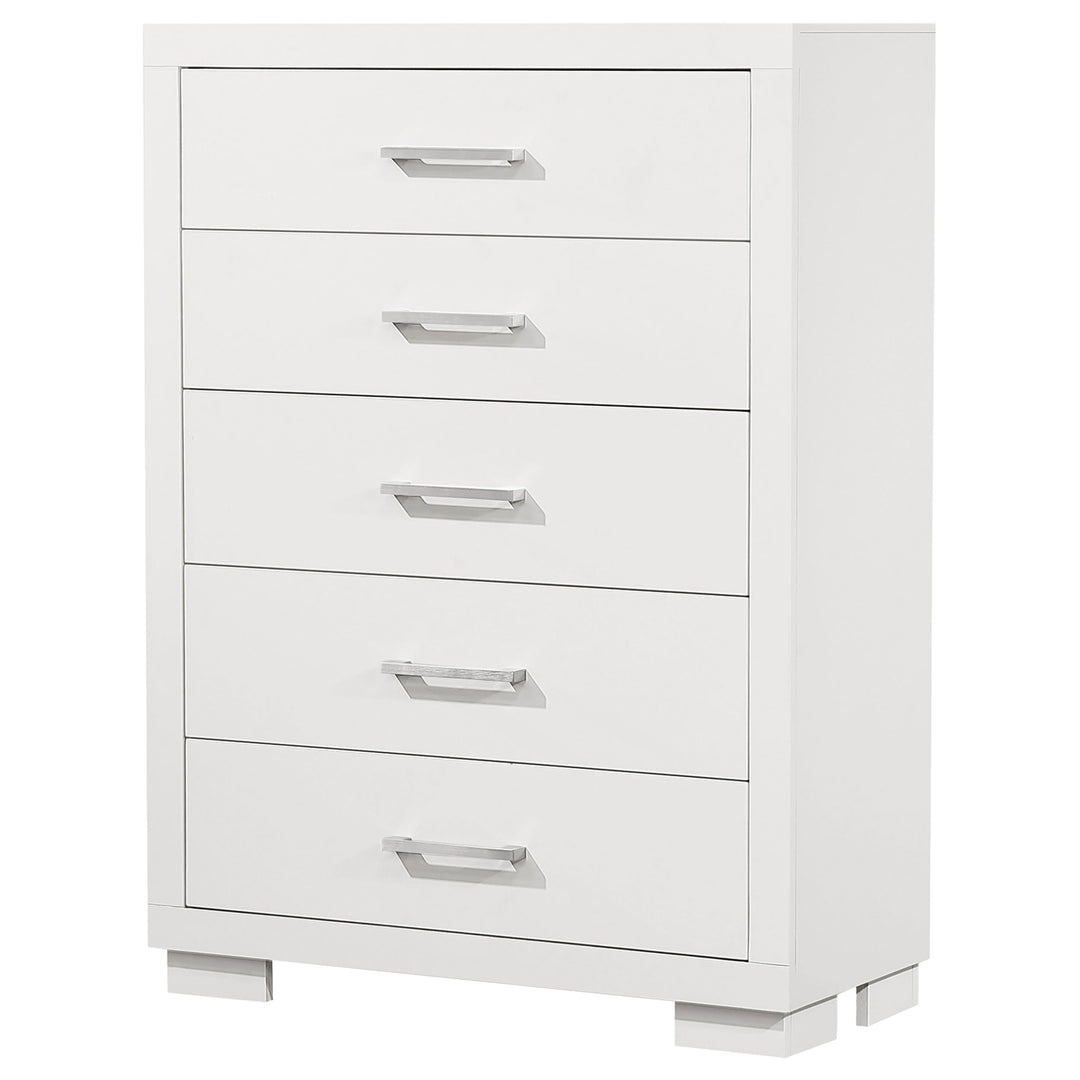 Jessica 5-drawer Bedroom Chest Snow White - What&