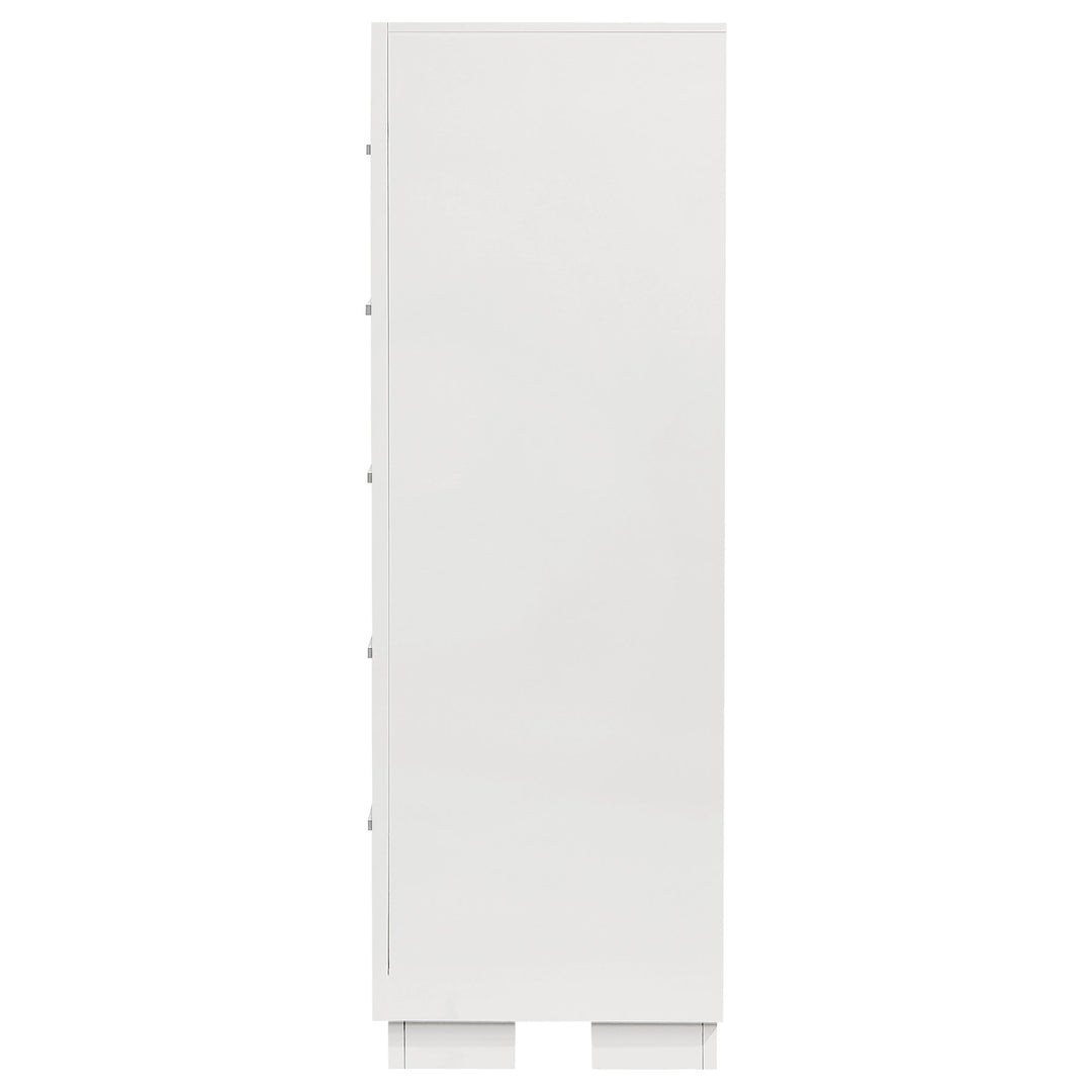 Jessica 5-drawer Bedroom Chest Snow White - What&