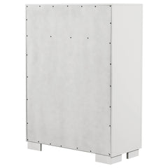 Jessica 5-drawer Bedroom Chest Snow White - What&