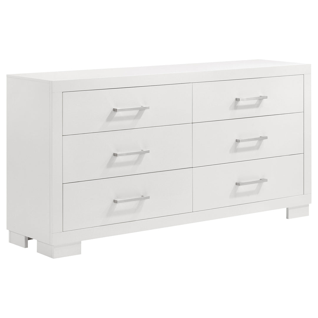 Jessica 6-drawer Dresser Snow White - What&