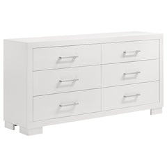 Jessica 6-drawer Dresser Snow White - What&