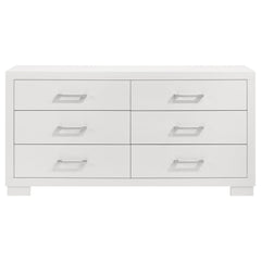 Jessica 6-drawer Dresser Snow White - What&
