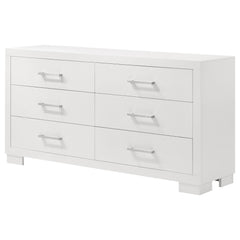 Jessica 6-drawer Dresser Snow White - What&