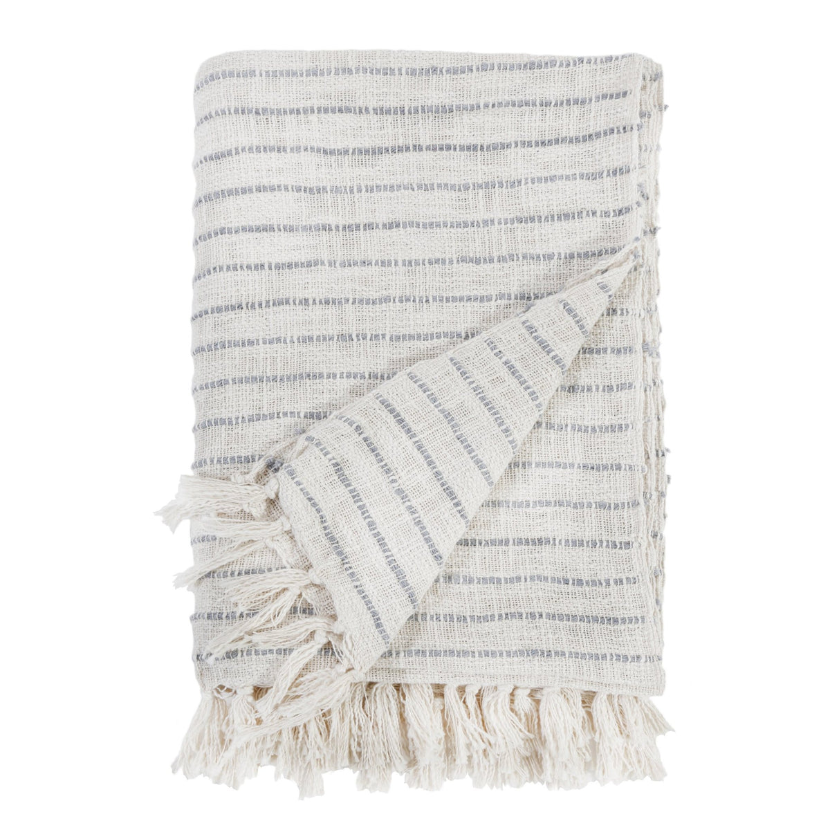 Jojo 60x90 Handwoven Striped Cotton Oversized Throw – What's New Furniture