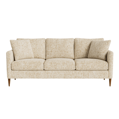 Josie Sofa in Malibu Parchment side angle - mid-century sofa by Stylus - Whats New Furniture Portland OR