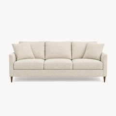 Josie Sofa in Malibu Parchment - studio front view - Stylus - Whats New Furniture Portland OR