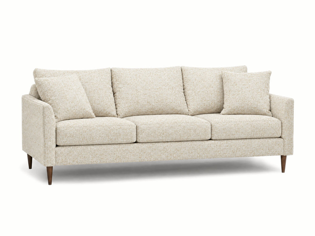Josie Sofa in Malibu Parchment - studio three-quarter view - Stylus - Whats New Furniture Portland OR